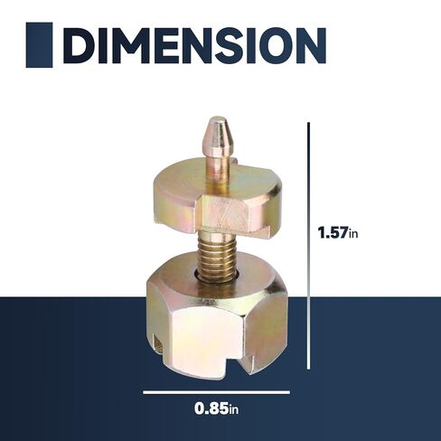 HC1B Pivot Pin Set Compatible with Malco HC1 and HC2 Cutters, with Grainger 1ELG5 and 1ELH8 Sheet Metal Hole Cutters, HC2 Hole Cutters Pivot Replacement Parts in Kuwait