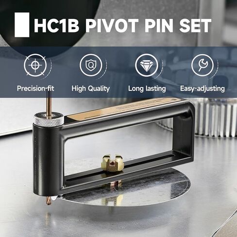 HC1B Pivot Pin Set Compatible with Malco HC1 and HC2 Cutters, with Grainger 1ELG5 and 1ELH8 Sheet Metal Hole Cutters, HC2 Hole Cutters Pivot Replacement Parts in Kuwait