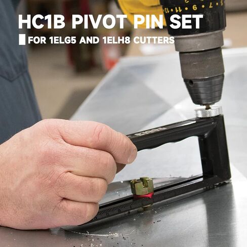 HC1B Pivot Pin Set Compatible with Malco HC1 and HC2 Cutters, with Grainger 1ELG5 and 1ELH8 Sheet Metal Hole Cutters, HC2 Hole Cutters Pivot Replacement Parts in Kuwait
