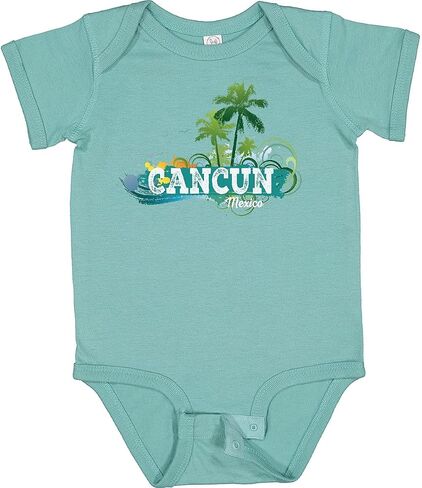 inktastic Cancun Mexico Tropical Vacation Beach Baby Bodysuit in Kuwait