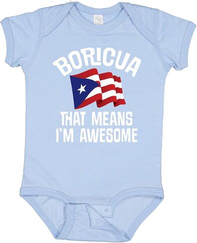 inktastic Boricua Means Im Awesome Puerto Rican Baby Bodysuit in Kuwait