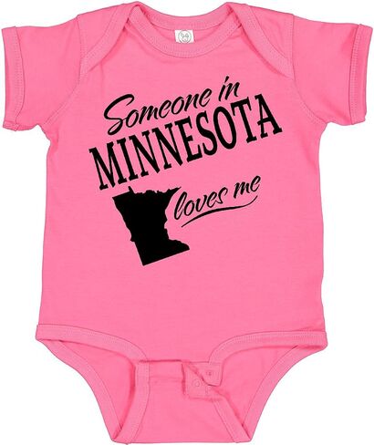 inktastic Someone in Minnesota Loves Me Baby Bodysuit in Kuwait