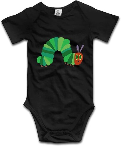 DOQOSESHY The Very Hungry Caterpillar Infant Girl Boy Bodysuit 0-24 Months Rompers Short Sleeve/Long Sleeve/Sleeveless in Kuwait