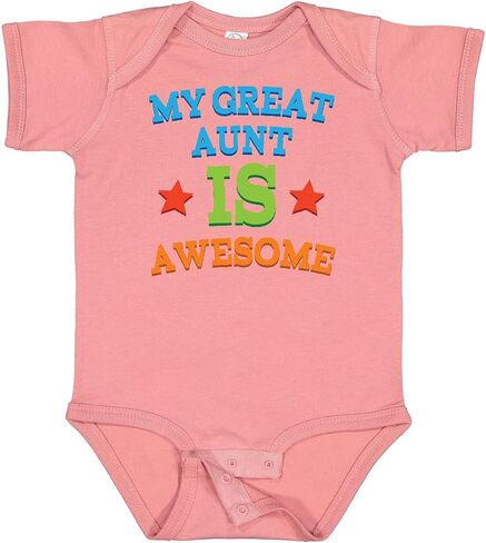 inktastic My Great Aunt Is Awesome Baby Bodysuit in Kuwait