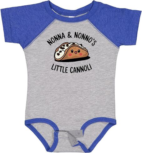 inktastic Nonna and Nonno's Little Cannoli Cute Italian Baby Bodysuit in Kuwait