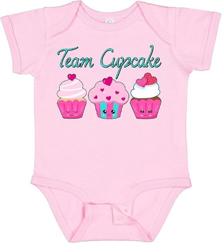 inktastic Team Cupcake- Happy Cupcakes Baby Bodysuit in Kuwait