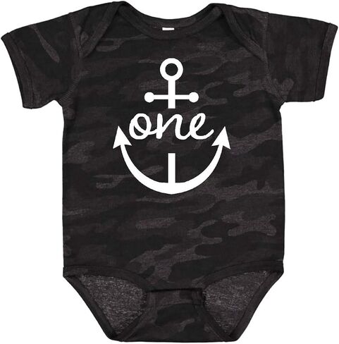inktastic 1st Birthday Outfit Anchor Nautical Baby Bodysuit in Kuwait