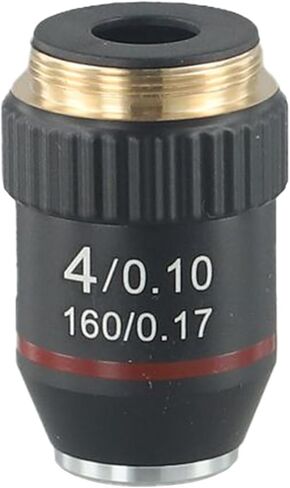 Achromatic Microscope Objective Lens Set 4X 20X 40X 60X 100X DIN 45Mm For 160Mm Tube Length Biological Lab Equipments(40X) in Kuwait