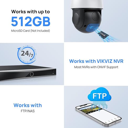 8MP 25X Optical Zoom PTZ POE Camera, Auto Tracking, 328ft IR Night Vision | 5.9-147.5mm Motorized Lens, Human Vehicle Detection, Patrol and Scan, Two-Way Talk, Up to 512GB, ON-VIF, PTZ-4825X-ISG in Kuwait