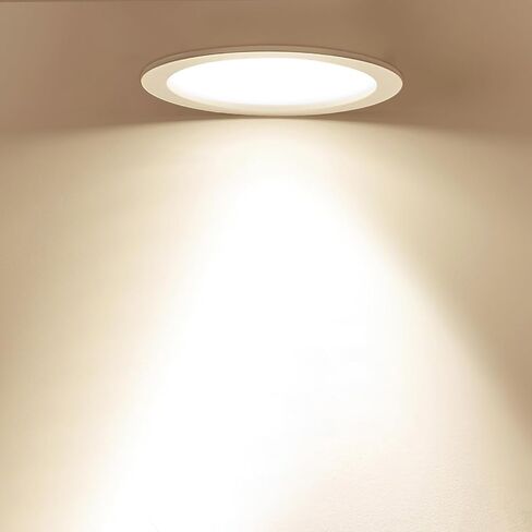 8pcs round PC Spotlight Cover Diffuser 5 Inch LED Light Diffuser Disk with Uniform Light Distribution and Easy Fitting for Drum Lampshades and Pendants in Room Setting in Kuwait
