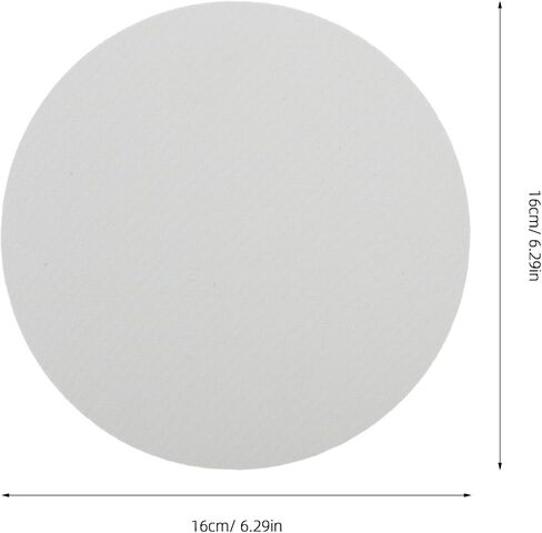 2pcs round Lampshade Diffuser Cover for Table Light and Downlight, Beige Cloth Material with Optimal Light Distribution and Easy to Install for Bedrooms and Living Rooms in Kuwait
