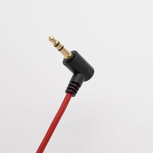 3.5mm TRS to TRS Patch Cable Suitable for Canon Nikon Sony Cameras Microphone Adapter Cord Compatible with Rode VideoMicro Wireless GO II DJI Mic 2 Movo Comica Boya DSLR External Microphones in Kuwait