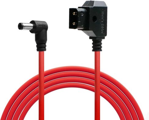 Alvin's Cables Ultra Soft Dtap to DC Cable Right Angle for Atomos Shogun,D-tap to 2.1 DC Power Cable for Blackmagic Video Assist,SmallHD 702,for Feelworld FW568 Monitor 1m|39.7in in Kuwait