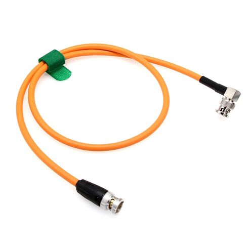 12G SDI 4K 60p Cable for Sony Venice FX9 Alexa 35 Komodo Camera Teradek Transvideo Blackmagic SmallHD Atomos Monitor, 90-Degree to Straight BNC 50cm in Kuwait