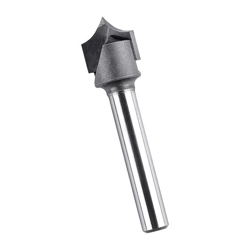 Engraving CNC Wood Carving Router Bit 1/4" Radius 1/4" Shank 1/2" Dia 2-Flute Carbide Ball Nose V Groove Router Bit in Kuwait