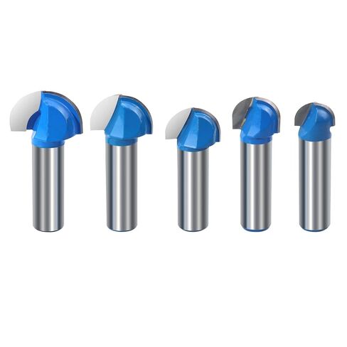 Core Box Router Bit 1/2 Inch Shank Round Nose Cove Box Router Bit 1-1/4" Cutting Diameter Woodworking Milling Cutter Tool in Saudi Arabia