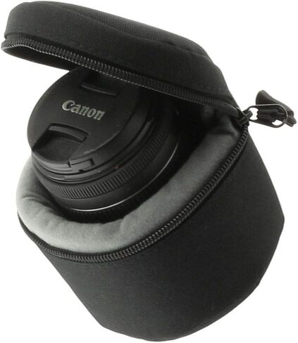 Navitech Black Water Resistant Camera Lens Protective Case Pouch Compatible with Canon EF-S 60mm f/2.8 Macro USMCanon EF-S f/2.8 Macro is STM in Kuwait