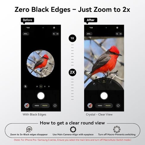 APEXEL 360° Telescope Phone Adapter, Upgraded Binocular Photo Adapter for Android & iPhone, Smartphone Mount for Telescope, Monocular, Microscope, Spotting Scope. (Including Bluetooth Shutter Remote) in Kuwait