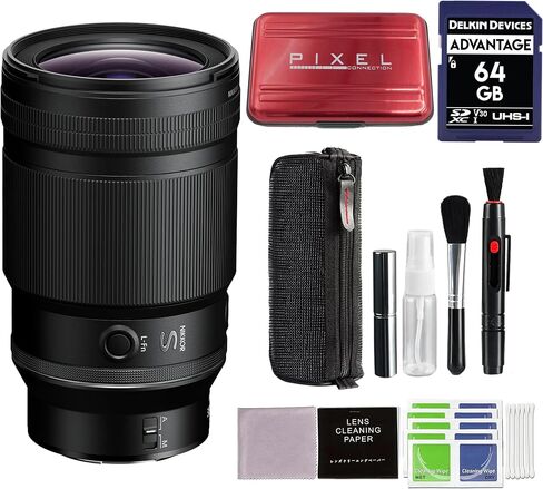 NIKON NIKKOR Z 35mm f/1.2 S Mirrorless Lens with Advanced Accessory & Travel Bundle (Black) | 20124 | 35mm f1.2 Nikon Lens in Kuwait