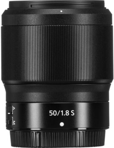 Nikon Z 50mm f/1.8 S Lens Compatible with Z Mount (Full Frame) Bundle with 62mm UV Filter + Lens Cap Keeper + Deluxe Cleaning Kit + Cleaning Cloth (5 Items) in Kuwait