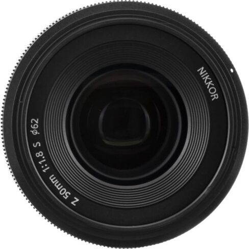 Nikon Z 50mm f/1.8 S Lens Compatible with Z Mount (Full Frame) Bundle with 62mm UV Filter + Lens Cap Keeper + Deluxe Cleaning Kit + Cleaning Cloth (5 Items) in Kuwait