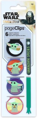 Star Wars Sticker Bundle | 12 Sheets of Mandalorian Decoration Stickers Plus Bookmark Page Clips | Baby Yoda Decor in Kuwait