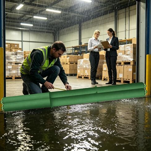 Flooding Sandbags Reusable Sandbag Tube | Flood Sand Tube Bags for Homeowners Renters Farmers Ranchers Garage Door Window Apartment Fence Construction Site in Kuwait