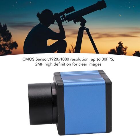 Diyeeni Electronic Eyepiece Camera, 2MP USB 2.0 CMOS Sensor for Telescope Astrophotography with Plug and Play Functionality in Kuwait