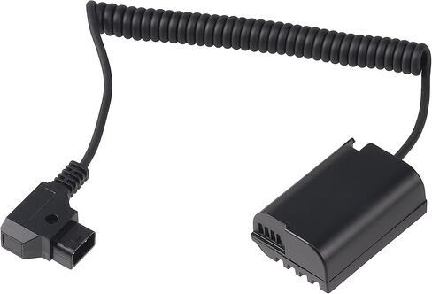 D-Tap to DMW-BLK22 Dummy Battery Cable,8V Output for Panasonic Lumix S5 S5II S5IIX S5K S5C GH6 GH5II G9 G9II GH3 GH4 GH5 GH5s GH7 Camera,Coiled Power Cable for V-Mount Battery to Camera in Kuwait