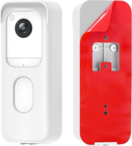 No Drill Door Mount for Blink Video Doorbell (2025 2nd Gen), Adhesive Mounting Bracket Accessories for Security System, Not for Blink Video Doorbell (2021&2023 Release), White in Kuwait