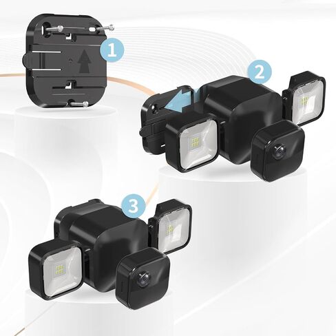 Wall Bracket for Blink Outdoor 4 Floodlight Camera/Blink Out Door 3 Floodlight Cam,Perfectly Replacing The Original Wall Plate, Fearless of Wind and Rain, Suitable for Outdoor Use in Kuwait