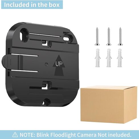 Wall Bracket for Blink Outdoor 4 Floodlight Camera/Blink Out Door 3 Floodlight Cam,Perfectly Replacing The Original Wall Plate, Fearless of Wind and Rain, Suitable for Outdoor Use in Kuwait