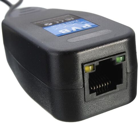 10 Pairs HD-CVI/TVI/AHD Passive Video Balun with Power Connector and RJ45 CAT5 Data Transmitter BNC Twisted Pair in Kuwait