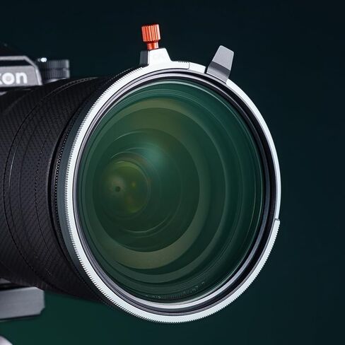 Kase 77mm Variable ND3-256 + CPL + Black Mist 1/4 Diffusion 3 in 1 Filter | Adjustable 1.5-8 Stops ND Neutral Density Polarizer Cinematic Dreamy Diffusion Effect Multi-Function Filter, with Lens Cap in Kuwait