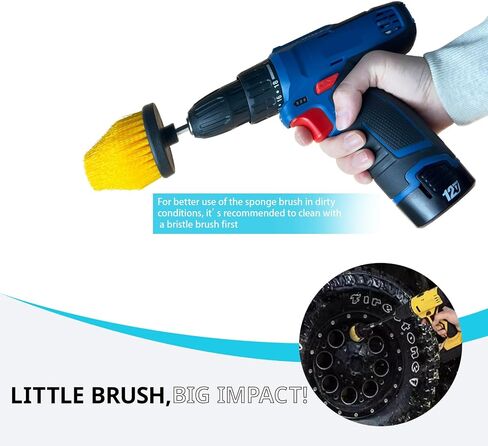 Drill Bit Cone Polisher, Metal Polishing Tool, Car Wheel Polishing Sponge, Polishing Pad, Polishing Ball, with Hand-Held Extension Bracket, Suitable for Household Standard Hand Drill in Kuwait