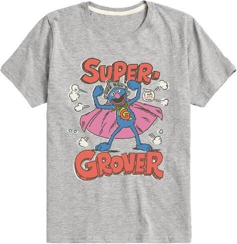 Sesame Street - Super Grover - Toddler and Boys Short Sleeve Tee in Kuwait