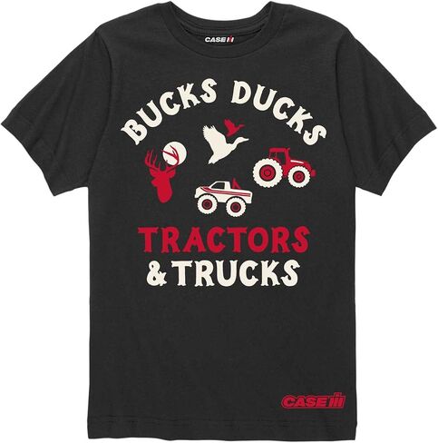 Case IH Ducks Bucks Tractors - Toddler Short Sleeve Graphic T-Shirt in Kuwait