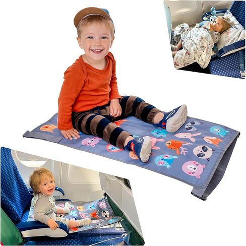 Little Traveler Toddler Airplane Bed & Seat Extender – Cozy & Easy Setup Airplane Bed for Kids, Ages 1-4 in Kuwait
