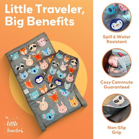 Little Traveler Toddler Airplane Bed & Seat Extender – Cozy & Easy Setup Airplane Bed for Kids, Ages 1-4 in Kuwait
