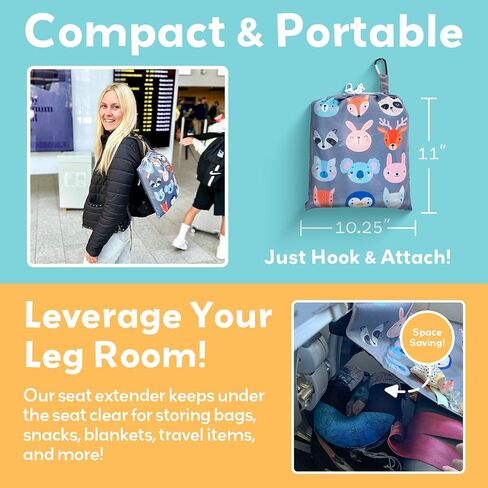 Little Traveler Toddler Airplane Bed & Seat Extender – Cozy & Easy Setup Airplane Bed for Kids, Ages 1-4 in Kuwait