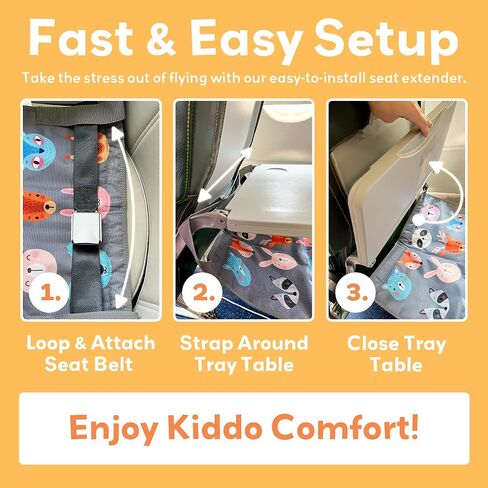 Little Traveler Toddler Airplane Bed & Seat Extender – Cozy & Easy Setup Airplane Bed for Kids, Ages 1-4 in Kuwait