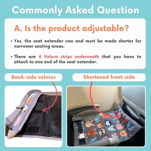 Little Traveler Toddler Airplane Bed & Seat Extender – Cozy & Easy Setup Airplane Bed for Kids, Ages 1-4 in Kuwait