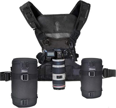 AH1 Camera Harness with Arca Type QR Mount Quick Release Plate | for 1 Camera Canon Nikon Sony Panasonic Olympus DSLR HiKing Climbing Wedding in Kuwait