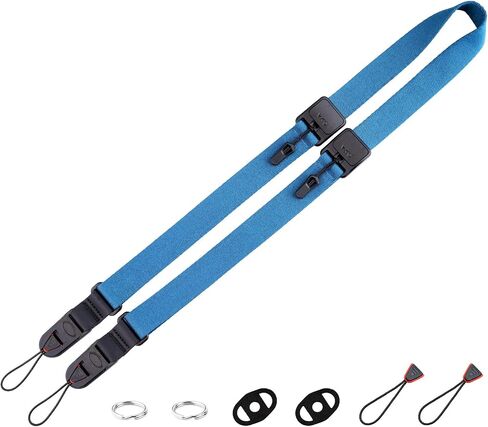 Camera Strap,Quick Release Crossbody Adjust Neck Shoulder Strap for Photographers Film SLR Mirrorless Cameras 25mm in Kuwait
