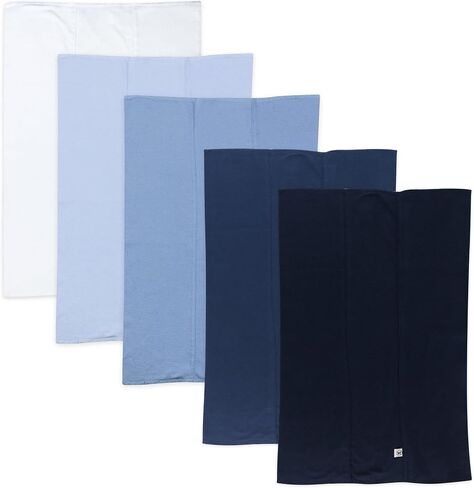 Tri-fold Knit Burp Cloths Soft Absorbent 100% Organic Cotton for Baby Boys, Girls in Kuwait