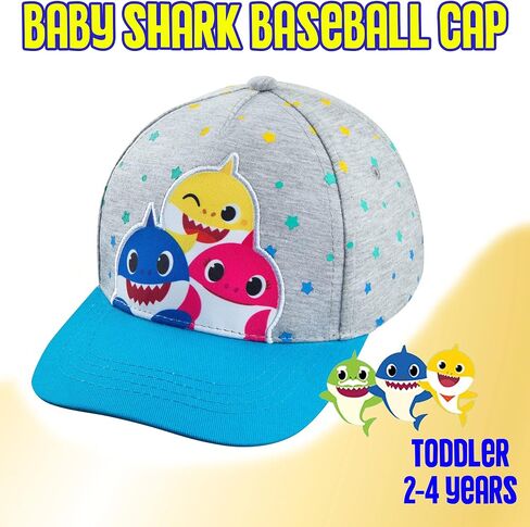 Nickelodeon Pinkfong Baby Shark Toddler Boys Baseball Cap Hat – Ages 2–4 in Kuwait