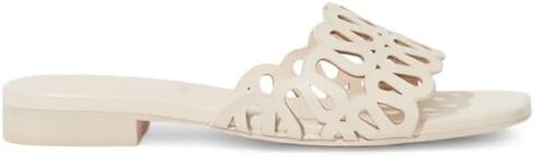 SIMKHAI Mccall Laser Cut Leather Flat Slide in Kuwait