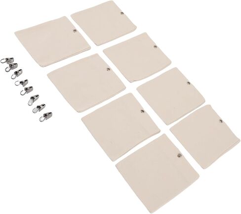 Curtain Sandbag Reusable Canvas Weights for Tablecloths Drapery and Outdoor Events 8 Pcs Set in Kuwait
