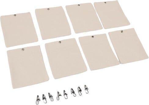 Curtain Sandbag Reusable Canvas Weights for Tablecloths Drapery and Outdoor Events 8 Pcs Set in Kuwait