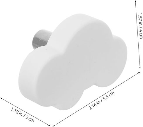 6pcs Cabinet Knobs Drawer Pulls Soft Rubber Modern Design for Home Furniture in Kuwait